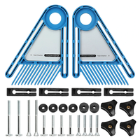 Mohoo Upgraded Double Feather Board Adjustable Woodworking Safety Device Feather-Loc for Router Table Saws