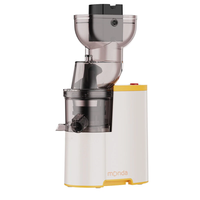 MONDA SJ-01 Cold Press Slow Juicer With 90mm Wide Feed Opening Masticating Juice Extractor Pulp-Separating Quiet 40~70RP
