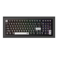 MonsGeek M2 V5 VIA CNC Aluminum Mechanical Keyboard Three-mode Gasket Structure RGB Backlight 8000mAh Battery PBT Dual-c