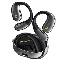 MONSTER AC360 OWS Earbuds bluetooth Earphone 14.2mm Titanium PU Diaphragm AAC Audio Open-ear Earhooks Headphones with Mi
