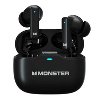 MONSTER GT17 TWS Earbuds bluetooth 5.4 Earphone ENC Noise Cancelling 10mm Drivers Unit 24H Playback Low Game Delay In-ea