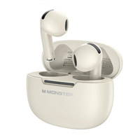 MONSTER N-Lite 208 TWS Earbuds Wireless bluetooth 5.4 Earphone 13mm Driver AAC Audio ENC Call Noise Cancelling 30H Playb