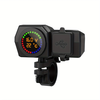 Motorcycle Charger Dual USB 5V 3A Fast Charging Digital Voltage Temperature Display Overcharge Protection Rearview Mirro