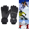 Motorcycle Heated Glove Waterproof Rechargeable Heating Thermal Gloves for Outdoor Warm Windproof Cycling