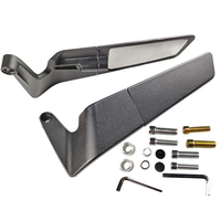 Motorcycle Wind Wing Side-Mirror Rear View Mirrors Side Rearview Reversing Mirror for Kawasaki/Yamaha/Suzuki ZH2 1000 20