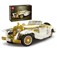 Mould King 10003 Technical Car The K500 Vintage Car Building Block Assembly Kit 868PCS Toys Kids Christmas Gift