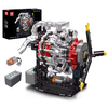 Mould King 10211 Technical Engine Toys Motorized Radial Aviation Engine Building Block Assembly Engine Set 1147PCS Kids