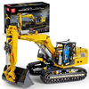 MOULD KING 13112 Technical Motorised Car Building Block RC Tracked Crawler Excavator Brick Assembly Kit APP 2.4G Remote