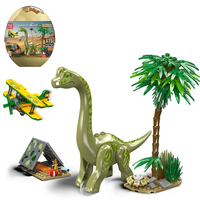 Mould King Jurassic World Series 29001 29002 29004 Brachiosaurus & Biplane Camp / T-Rex Transport Ship / Ankylosaurus &