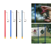 Mountainhiker Portable Folding Camping Lantern Holder Table Detachable Flashlight Hangers Portable Light Holder Lighting