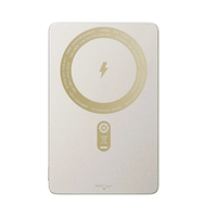 MOVESPEED S05 15W 19.25Wh 5000mAh Wireless Magnetic Power Bank xternal Battery Power Supply with 1 Input & 2 Outputs Fas