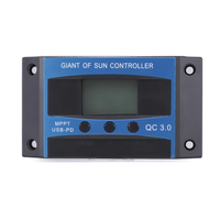 MPPT Solar Charge Controller 10A-100A with LCD Display for Lead-Acid and Lithium Batteries High Efficiency Maximizes Ene