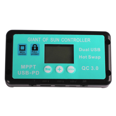 Mppt Solar Controller Dual USB
Plus USB-C Fast Charging with
PD Output DC Plug LCD Screen
Solar Charge Controller