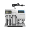MS-5D889 18650 Battery Charger 7 Slots LCD Rechargeable Batteries Charging For 4.2V AA AAA 18650 26650 16340 Lithium Int