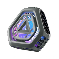 MS601 20W Mobile Phone Cooler Magnetic Semiconductor Fast Speed Cooling Fan Radiator RGB Light for iPhone Android Mobile
