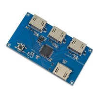 MS9601A High Definition Multimedia Interface Switcher 3 In 1 Out Support 4K Resolution Splitter Compatible with TV Lapto