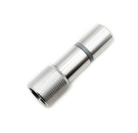 MSK Extension Rod Shortwave Antenna Adapter M Plug to M10 Thread Aluminum Alloy Car Mounted GP Antenna DIY Vertical Grou