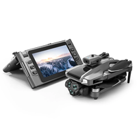 MSRC M66 MAX 5G WiFi FPV with Folded LCD Screen Camera Controller HD Dual Camera Servo Gimbal 360° Obstacle Avoidance Br