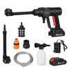 MUDIRO Cordless High Pressure Washer 60bar/870psi 500W Spray Car Washer Cleaner Machine 6 In 1 Water Sprayer EW-S05 21V/