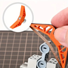 Multi-Angle Handheld Sanding Tool Plastic Manual Sander for Model Building Woodworking Parts Finishing Lightweight and P