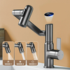 Multi-function Basin Faucet with LED Digital Display 360 Rotation Stream Sprayer Hot Cold Water Sink Mixer Wash Tap For