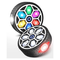 Multi-Functional Baby Stroller Warning Light Colorful Red Light Wheel Light Mini Portable Bicycle Taillight