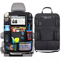 Multi-functional Car Seat Back Storage Bag Car Seat Organizer Multi-Pocket Storage Bag with Tablet Holder Protector for