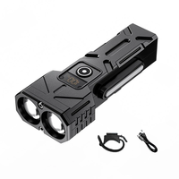 Multi-functional Digital Display Bicycle Headlight Waterproof Super Bright Flashlight for Outdoor Night Riding Hiking Ca