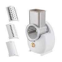 Multi-functional Kitchen Electric Rotary Vegetable Cutter Automatic Vegetable Slicer Slicing Slices Potato Stove Chopped