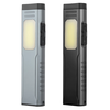 Multi-Functional USB Rechargeable Work Light with Pen Clip and Buzzer Strong Magnetic COB Aluminum Flashlight Camping Te