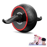 Multi-Layer Ab Wheel Roller Mute Labor-Saving Smart Brake Practical Automatic Rebound Abs Trainer Wheel Exercise Equipme