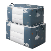 Multi-Purpose 50/70L Storage Bag Non-Woven Fabric Moisture and Water Resistant for Clothes Quilts Home Goods Perfect for