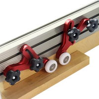 Multi-purpose Feather Loc Boards Aluminum Precision Stock Guides Table Saw Bearing Wheel Pressing Feeder