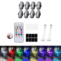 Multicolor LED Light with Remote Control for Cars,  Bikes,  Drones,  and Outdoor Camping