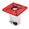 Multifunctional Aluminium Router Table Insert Plate Woodworking Trimmer Electric Wood Milling Flip Plate For DIY Working