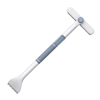 Multifunctional Car Snow Shovel Retractable Aluminum Alloy Car Snow Shovel Car Ice Shovel Defrost Shovel Snow Scraper Ca