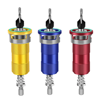 Multifunctional Countersink Drill Bits Adjustable Depth Aluminum Limit Ring High Precision Carbon Steel Bits Woodworking