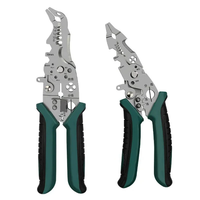 Multifunctional Electrical Stripping Cutting Crimping Tool Elbow and Eagle-Beak Wire Stripping Pliers 100922 187mm 10092