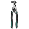 Multifunctional Fencing Pliers Tool 228mm High Carbon Steel Head Wire Cutters Ergonomic Rubber Handle for Home and Works