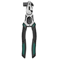 Multifunctional Fencing Pliers Tool 228mm High Carbon Steel Head Wire Cutters Ergonomic Rubber Handle for Home and Works