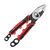 Multifunctional Fish Nose Pliers Double Axis Design 80mm Opening Chromium Vanadium Steel Wire Cutter Ergonomic Handle 21