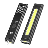 Multifunctional Foldable Flashlight With RGB Light Built-in Battery Magnetic Rechargeable Work Light Clip Emergency Repa