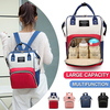 Multifunctional Large Capacity Waterproof Oxford Cloth Mobile Phone Tablet Diaper Storage Bag Backpack