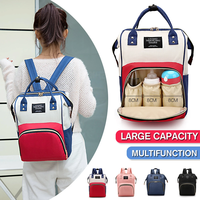 Multifunctional Large Capacity Waterproof Oxford Cloth Mobile Phone Tablet Diaper Storage Bag Backpack