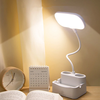 Multifunctional LED Desk Lamp Eye-friendly Dormitory Desk Reading Study Pencil Holder Table Lamp