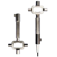 Multifunctional Locksmith Tool Zinc Alloy Lock Cylinder Adjuster Gauge Cam Spindle Turner Ergonomic Handle Compact and L
