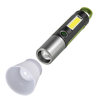 Multifunctional Outdoor Flashlight 1200mAh with Strong Focus Adjustable Brightness and Rechargeable Battery for Camping