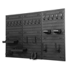 Multifunctional Pegboard Wall Organizer PP 30x30cm Set Heavy Load Modular Design Gaming Peripheral Storage Hooks Shelves