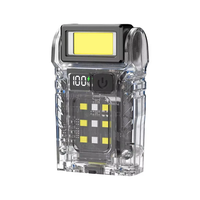 Multifunctional Work Light USB-C Rechargeable Outdoor Tourch Portable COB+LED Powerful Flashlight for Camping Fishing Wa