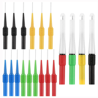 Multimeter Test Probe Needle Set 4mm Banana Socket ABS Stainless Steel Sharp Testing Tips Electrical Inspection Tool Mul